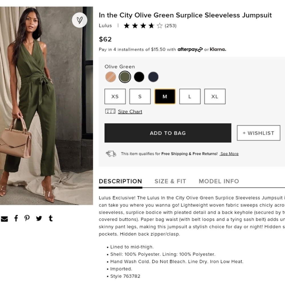 Lulu's In the City Jumpsuit